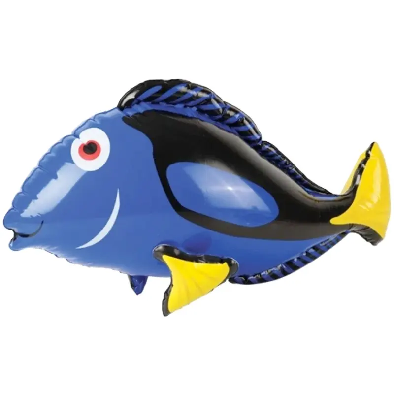 공장 맞춤형 OEM PVC 풍선 물고기 장난감 광고 비닐 날려 물고기 장난감