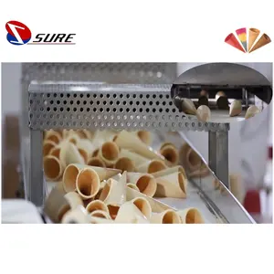 Máquina automática de casquinha de sorvete/máquina de biscoito de casquinha de sorvete/máquina de assar casquinha de açúcar fabricada na China