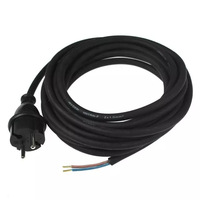 220v PVC 3 broches AC cordons d'alimentation ue mâle à femelle rallonges M/F