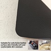 Sac de copeaux en cuir véritable à motif gaufré personnalisable écologique Grain de litchi en cuir PU souple pour canapé chaussures imperméables
