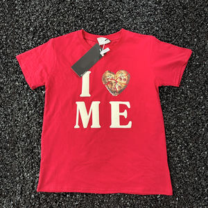 เสื้อยืดผู้ชายแบบสั่งทำพิเศษ พิมพ์ลายนูน 3 มิติ ผ้าฝ้าย 100% 220 แกรม ทรงโอเวอร์ไซส์ หนานุ่ม สไตล์สตรีทแวร์ ลายรูปหัวใจ ถัก 220 แกรม - Product Image 3