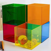 Présentoir de Luxe en Acrylique Poli Personnalisé avec Logo, Léger, Recyclable, avec Couvercle Magnétique et Protection UV pour Vente en Gros