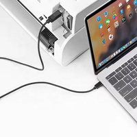 Câble d'imprimante Cantell OEM Type C personnalisable 0.5m 1m 1.5m 2m gaine PVC USB 2.0 MIDI OTG fonction de charge fonction scanner