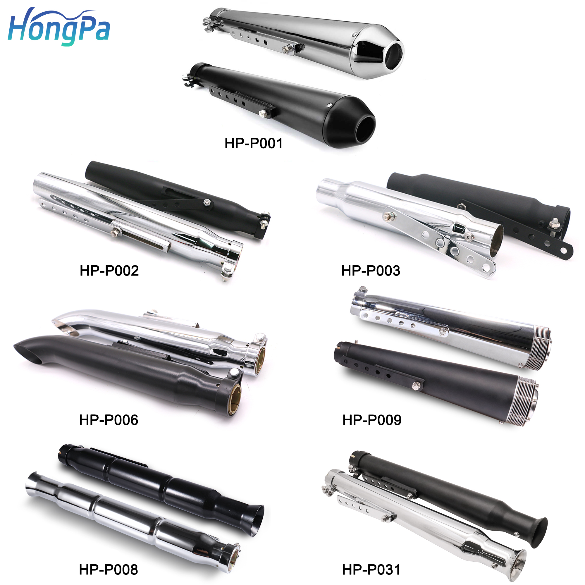 Ретро изменение мотоциклетные Slip On выхлопной трубы выхлопная труба из нержавеющей стали мотоцикл выхлопной глушитель выхлопной трубы