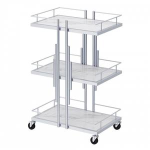 Beauty salon <b>trolley</b> for manicure, eyelash extension and tattoo services. Salon storage rack. Mobile <b>tool</b> cart. - Product Image 3