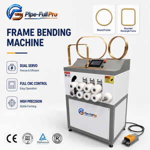 เครื่องดัดกรอบอลูมิเนียม CNC แบบเซอร์โวคู่ ดัดโค้งกรอบกระจกแบบทางเดียว สำหรับทำกรอบรูปภาพ - Product Image 1