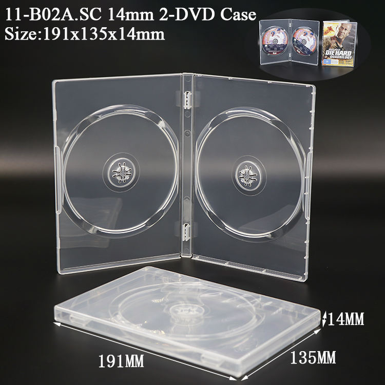 B02A:14mm 2-DVD Clear