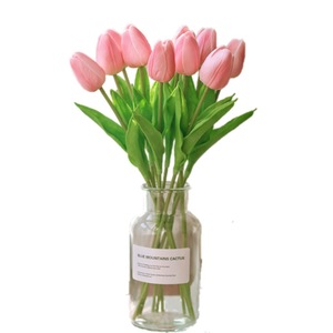 Flores de Tulipán Artificiales Qingyu Chronicle, Mini PU de Tacto Suave para Decoración del Hogar, Accesorios para Bodas - Product Image 5