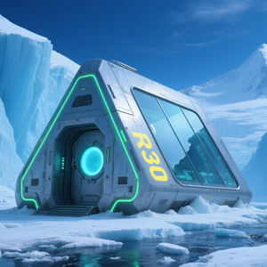 Il <span class=keywords><strong>viaggio</strong></span> interstellare trasforma istantaneamente la <span class=keywords><strong>casa</strong></span> di lavoro dello spazio abitativo prefabbricato triangolare di lusso moderno - Product Image 5