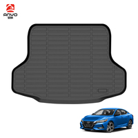 Tapis de sol 3D en TPE pour voiture, tapis de coffre pour Nissan Sentra 2020-2024, tapis de protection de coffre, tapis de voiture