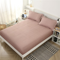 Couvre-lit double Housse de protection antidérapante avec chapeau de lit fixe pour la confection de draps plats couvre-lit simple