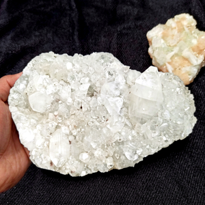 Radha Arts Apophyllite Geode Natural Raw Rough Minerals <b>Cluster</b> From Rajasthan for Decoration - Product Image 4