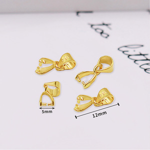 ตัวล็อคจี้รูปผีเสื้อ ชุบทอง 18K อุปกรณ์ทำเครื่องประดับสำหรับสร้อยคอ DIY - Product Image 4