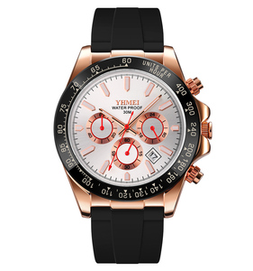 Relojes de cuarzo para hombre, cronógrafo luminoso de lujo, resistente al agua, de negocios, nuevo, <span class=keywords><strong>2022</strong></span> - Product Image 1