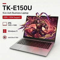 Ordinateur portable professionnel haute performance avec logo personnalisé, 15,6 pouces, Intel Ultra 5 115U, Windows 11 Pro, DDR5, en stock