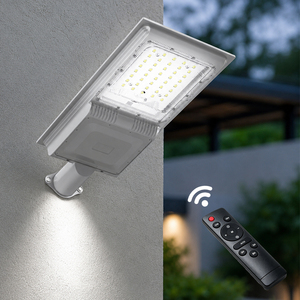 Réverbère Solaire Tout-en-un Intégré Extérieur IP65 avec Détecteur de Mouvement, Projecteur LED Solaire pour Caméra CCTV 50W 100W 150W - Product Image 1