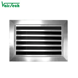 Hvac Air Conditioner Duct Grille Decoration Register Cover Stainless Steel 304 Filter Return Air Grille