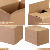 Caja de Envío Corrugada Resistente, Embalaje de Cartón, Tamaño Personalizado OEM para Logística de Comercio Electrónico, Almacenamiento y Entrega