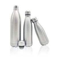Tasse isolée en acier inoxydable de 750ml Bouteille d'eau de cola détachable à fond de 500ml avec compartiment caché extérieur de 300ml