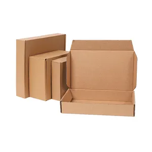 Оптовая продажа с завода, Гофрированная упаковка, картонная коробка для доставки почтовых отправлений