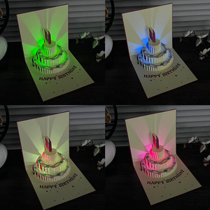 <span class=keywords><strong>Tarjeta</strong></span> <span class=keywords><strong>de</strong></span> Cumpleaños 3D Pop-Up con Música y Luces |   Barnizado Brillante |   Creativo y Personalizado |   Elegante y Minimalista |   <span class=keywords><strong>Tarjeta</strong></span> <span class=keywords><strong>de</strong></span> Felicitación para Ceremonias - Product Image 4