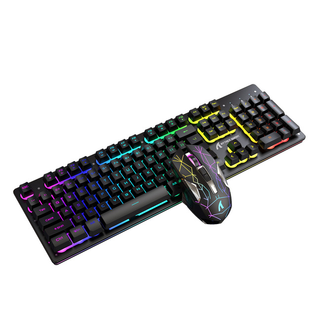 ATTACK SHARK T3RGB Gaming Working Wireless Keyboard & Mouse Kit Wireless Charging Gaming Lighted Keyboard and Mouse Set