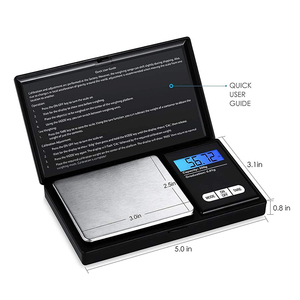 500g Túi điện tử Quy mô trọng lượng phạm vi 0.01g LCD kỹ thuật số đồ trang sức vàng cân bằng độ chính xác cao xách tay pin Powered - Product Image 2