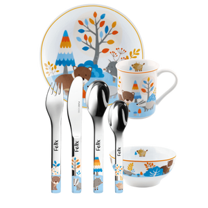 Puresigns Set Regalo Friends con Incisione (7 pezzi) + Bavaglino con Nome Tasso - Product Image 2