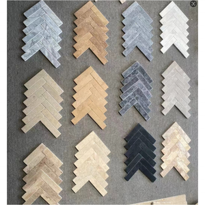 <span class=keywords><strong>Carrelage</strong></span> <span class=keywords><strong>mural</strong></span> et de sol en marbre gris veiné <span class=keywords><strong>bleu</strong></span> naturel de Chine, poli et brossé, 20x5x1 cm - Product Image 6