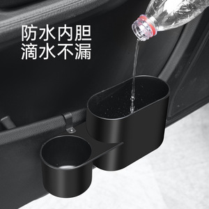 Cubo de Basura para Auto de 2L, Rectangular, de Plástico Negro, Caja de Almacenamiento Colgante para Puerta, Accesorio Universal para Interiores - Product Image 5