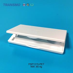 Boîtier PET pour fard à paupières, correcteur crème et blush, avec miroir, 3 couleurs, avec emplacement pour pinceau - Product Image 5