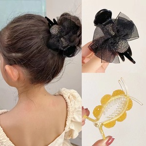 Accessoires capillaires haut de gamme coréens pour enfants, pinces à cheveux mignonnes pour bébés, pinces à chignon pour filles et ornements pour la tête - Product Image 4