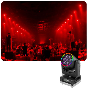 7 pièces 40W Zoom tête mobile RGB 4in1 hybride oeil d'abeille LED lumières de scène Dmx Led Par pour la fête émet une couleur RGBW - Product Image 1