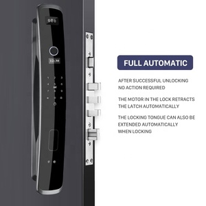 Manufacturer Price Fully Automatic Digital Lock <b>Wifi</b> <b>Camera</b> 3D Face Recognition Biometric Fingerprint <b>Smart</b> Door Lock XF06 FACE - Product Image 3