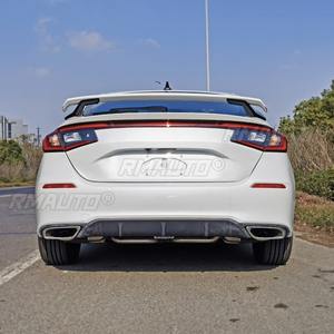 Alerón trasero para coche, difusor protector de maletero para Honda Civic Hatchback 11ª generación, kit de carrocería, accesorios para coche - Product Image 3