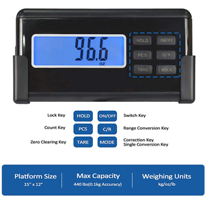 <span class=keywords><strong>Balance</strong></span> numérique J & R robuste en acier inoxydable, de différentes tailles, pour le betagage des animaux de compagnie, solide, nouveauté - Product Image 5