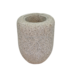 อ่างน้ำพุหินแกรนิตสีเทาแบบญี่ปุ่นอ่างน้ำนัตสึึึเมะ - Product Image 1