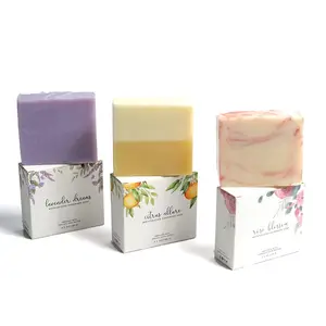 Private Label Essential Oils Scented Handmade Soap Bar Gift Set