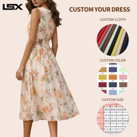 Robe longue élégante pour femme, design personnalisé, mode féminine estivale, vintage, formelle, blanche, à imprimé floral, sans manches, robe maxi pour femme