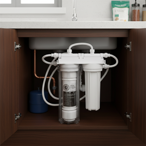 Meilleure vente POST Filtre à charbon Corée Structure multi-pores Puissance manuelle Filtre à eau domestique avec filtre composite fonctionnel - Product Image 3