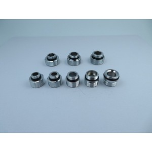 Adapter Metal Chrome 6 8 Inch To 4 8 Inch Screw Cap Union Faucet Repair Parts - Product Image 2