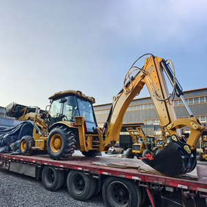 Escavatore-Caricatore Usato 420f, Macchina di Seconda Mano 416 420 420F2, Mini Escavatore a Ruote 4x4 - Product Image 3