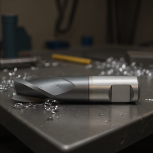 Ttake Carbide Milling <b>Cutter</b> Ta1402 Nano TiAln Coated 30 Degree Helix Extra Short For Grooves 3 Cutting <b>Edges</b> With Att - Product Image 3
