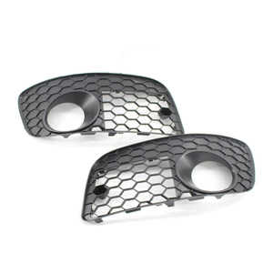 Volkswagen Fog Light Bezels Black <b>ABS</b> Mesh Grille Front Bumper Cover 2006-2009 Golf 5 GTI US Version - Product Image 4