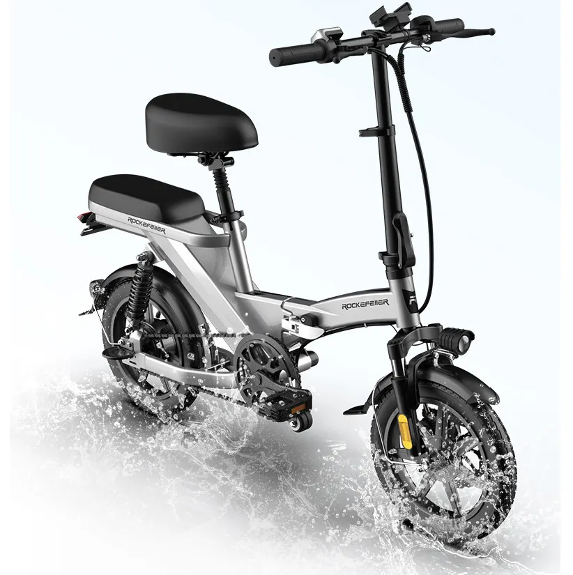 Ebike-bicicleta eléctrica con baterías de 350W, bici plegable de ciudad híbrida eléctrica, almacén europeo