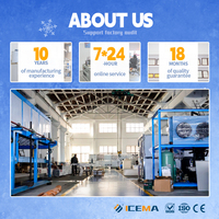 Machine à glace en flocons industrielle 1T 2T 3T 5T la plus vendue, machine à glace en flocons commerciale pour la transformation des fruits de mer et des aliments