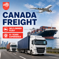 Transport maritime et aérien multimodal de Chine vers le Canada, service de transitaire DDP porte-à-porte, service de fret express mondial