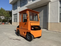WELIFTRICH Nuevo Tractor de Remolque Eléctrico de 10 Toneladas con Cabina Personalizada, Batería de Plomo-Ácido de 80V 180Ah, Potencia de 5kW, Tracción de 2100N para Manejo de Materiales