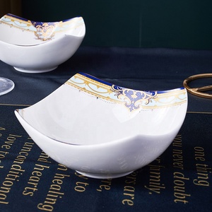 Services de table en porcelaine 60 pièces, motif paysager, kit de tasses, style chinois minimaliste, en porcelaine fine, emballage carton, vente chaude - Product Image 5
