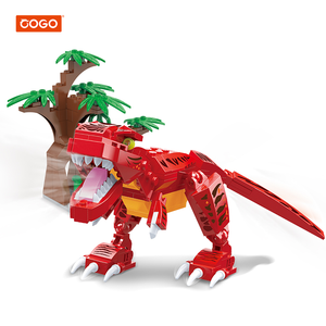 COGO Mainan Blok Bangunan Dinosaurus Plastik DIY Terbaru Laris Manis, Set Mainan Blok Plastik Rakitan Sendiri - Product Image 1